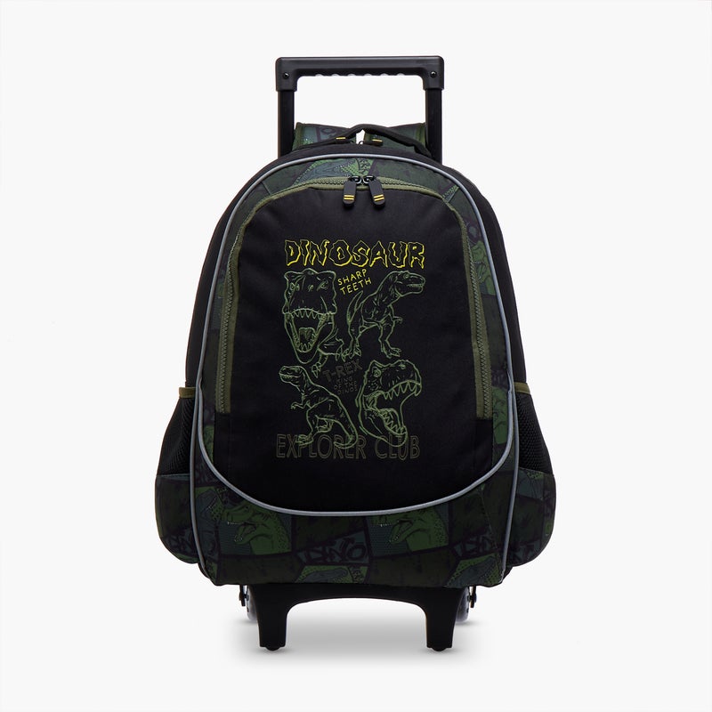 LIFESTYLE Dinosaur Trolley Bag for Boys - Image 1
